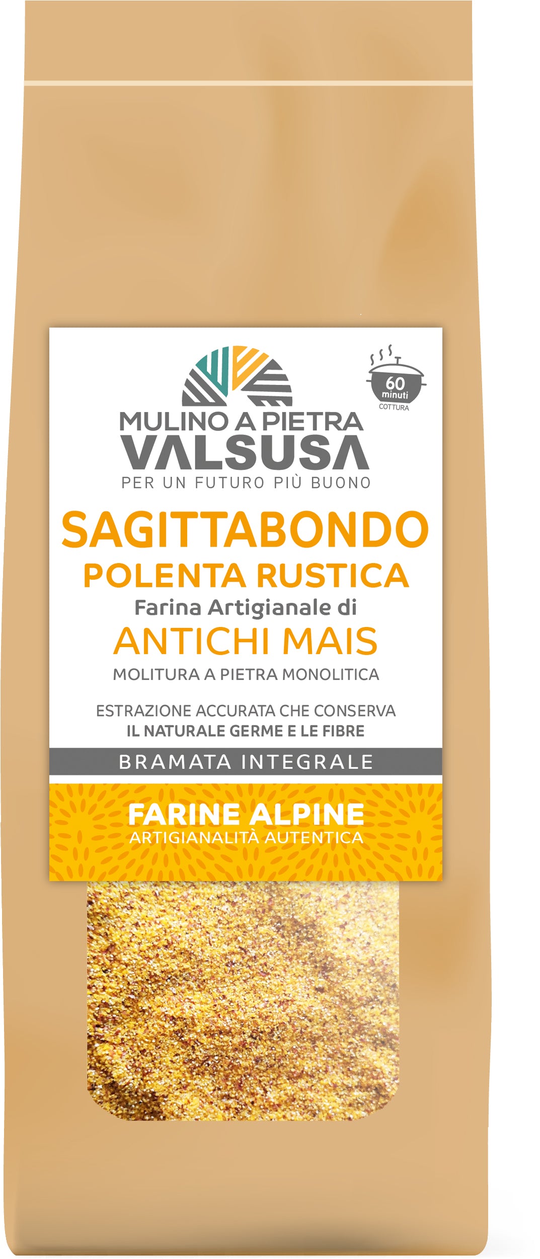 Farina per POLENTA RUSTICA di Antichi Mais