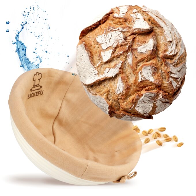 Cestino rotondo per fermentazione naturale del pane (diametro 27 cm)